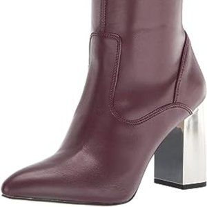 NEW Franco Sarto Womens Katherine Cabernet Knee High Boots Size 7 Wide Calf